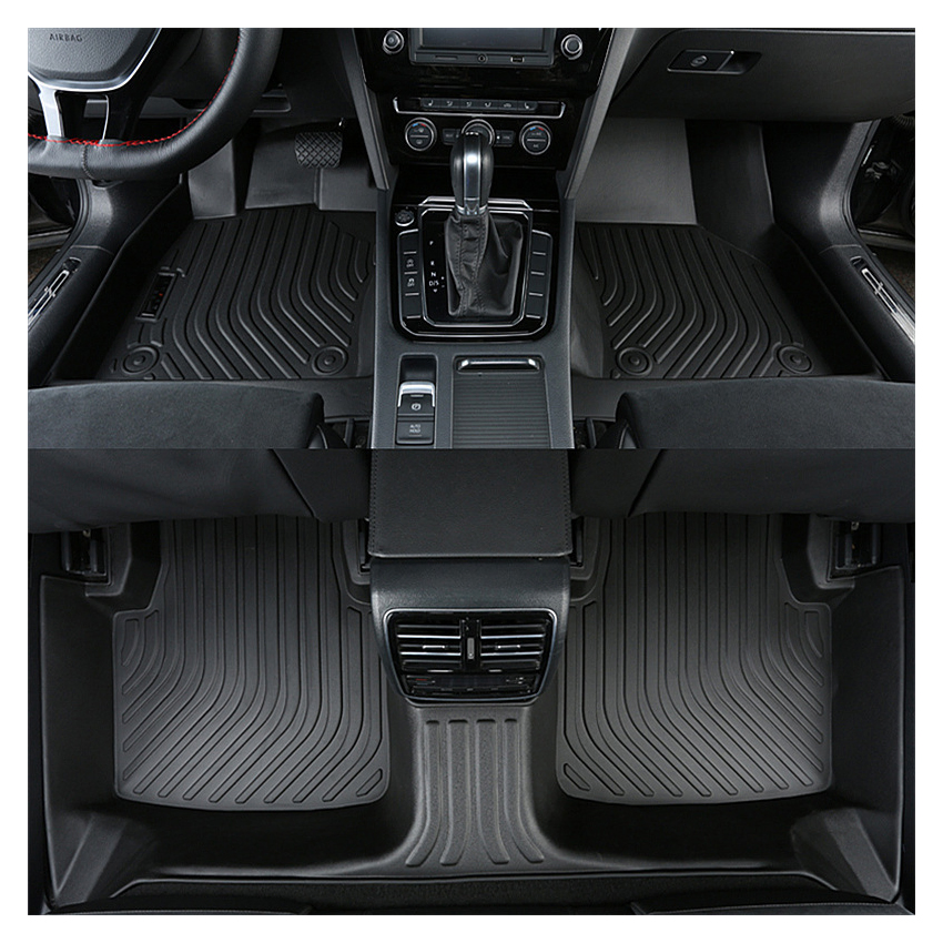 Alfombrilla Antideslizante TPE para Auto Accesorio 3D Alfombrilla de Pie Alfombrilla de Maletero para Camioneta Hilux Revo Vigo