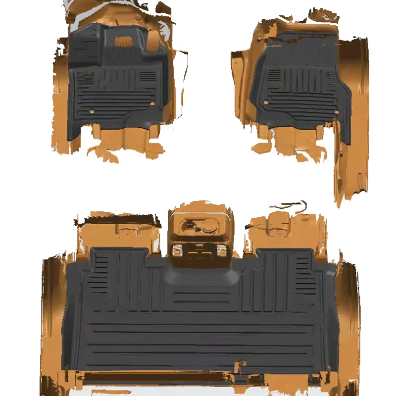 Logo Personalizado 3D TPE Antideslizante Impermeable 4X4 Alfombrilla para Puerta de Coche para Ford F150 F-150 2021