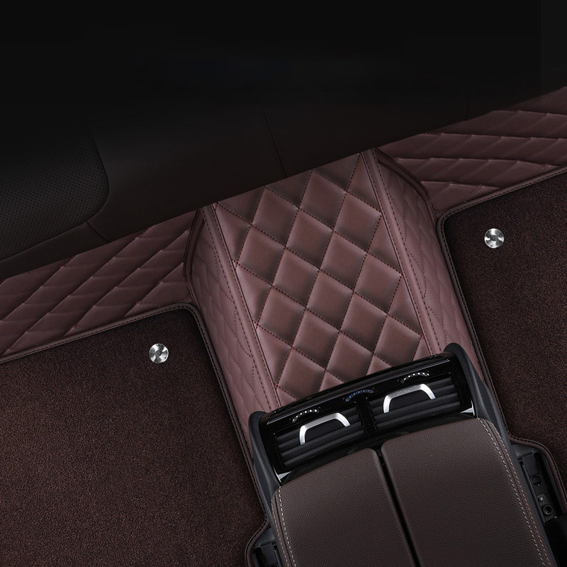 Productos Personalizados Alfombrilla de Piso Glc300 E300L C200 C260L E260L Alfombra de Coche de Cobertura Completa para el Piso Trasero