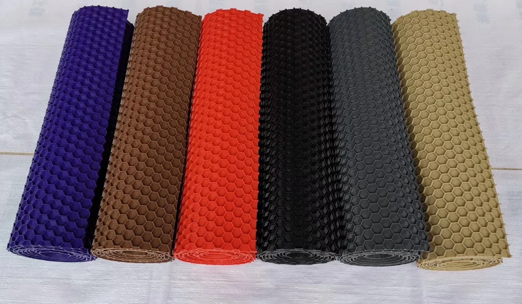 Alfombrilla antideslizante para maletero de bolsa tejida universal de PVC