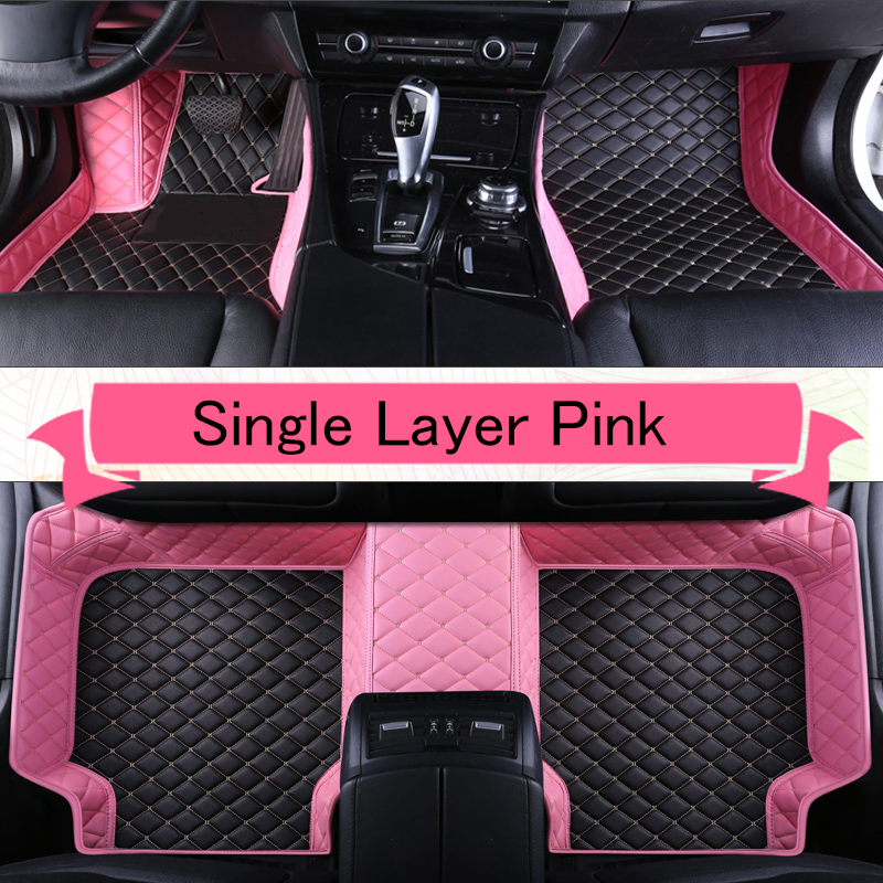 Alfombrillas de coche de cuero de lujo 5D para BMW X5 E70 5seat 2008-2013 antideslizantes prensadas en caliente