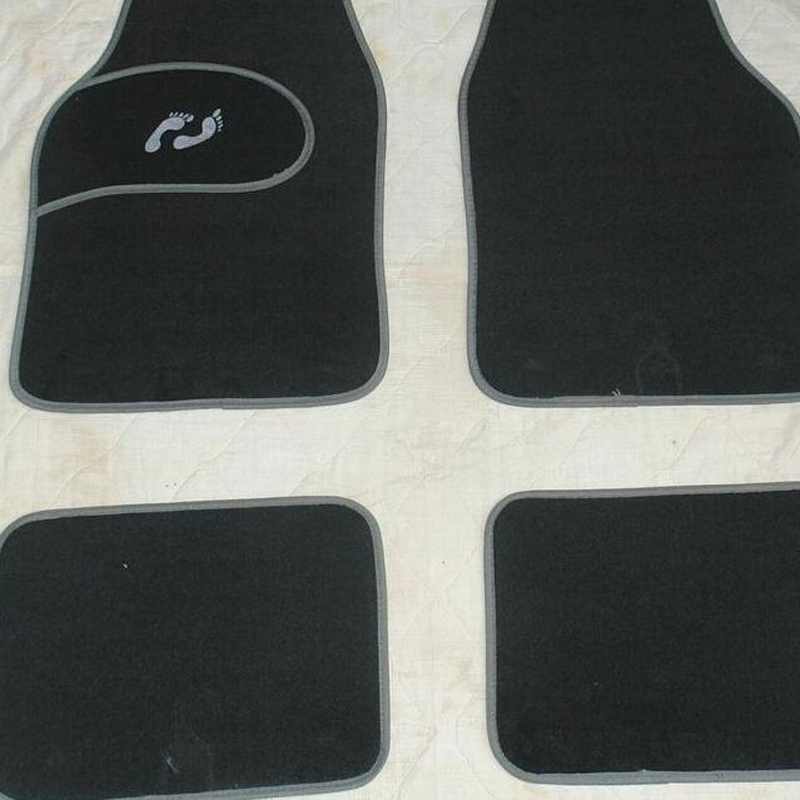4PCS/Set Alfombrillas de coche universales antideslizantes de cuero PVC
