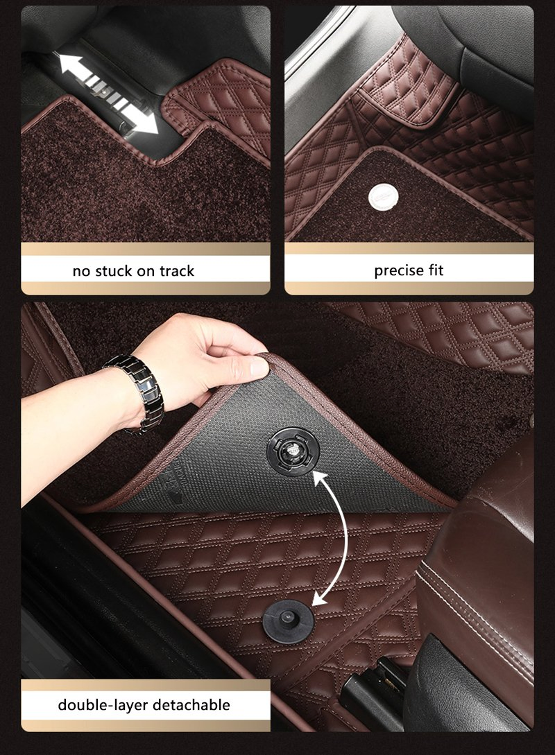 Accesorios de Auto Conducción a la Derecha o Conducción a la Izquierda 5D Alfombrilla de Coche y 7D Alfombrillas de Coche para Accesorios de Toyota