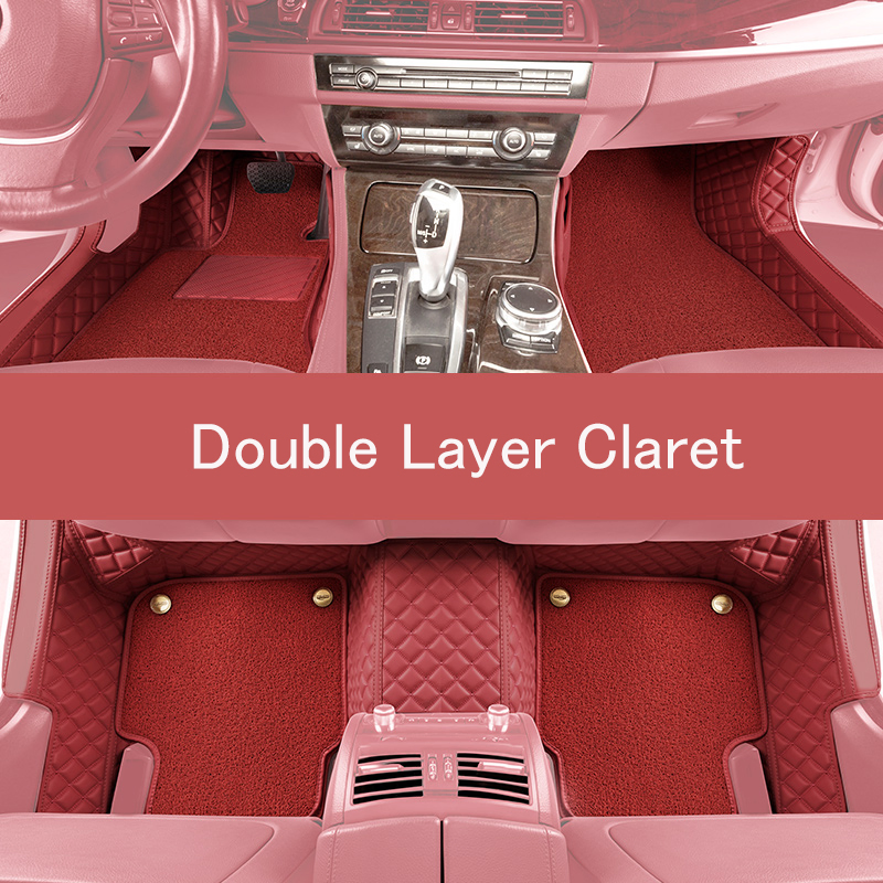 Accesorios de coche personalizados, alfombra especial, todo clima, impermeable, antideslizante, tapete de lujo de cuero para Nissan Patrol Y61