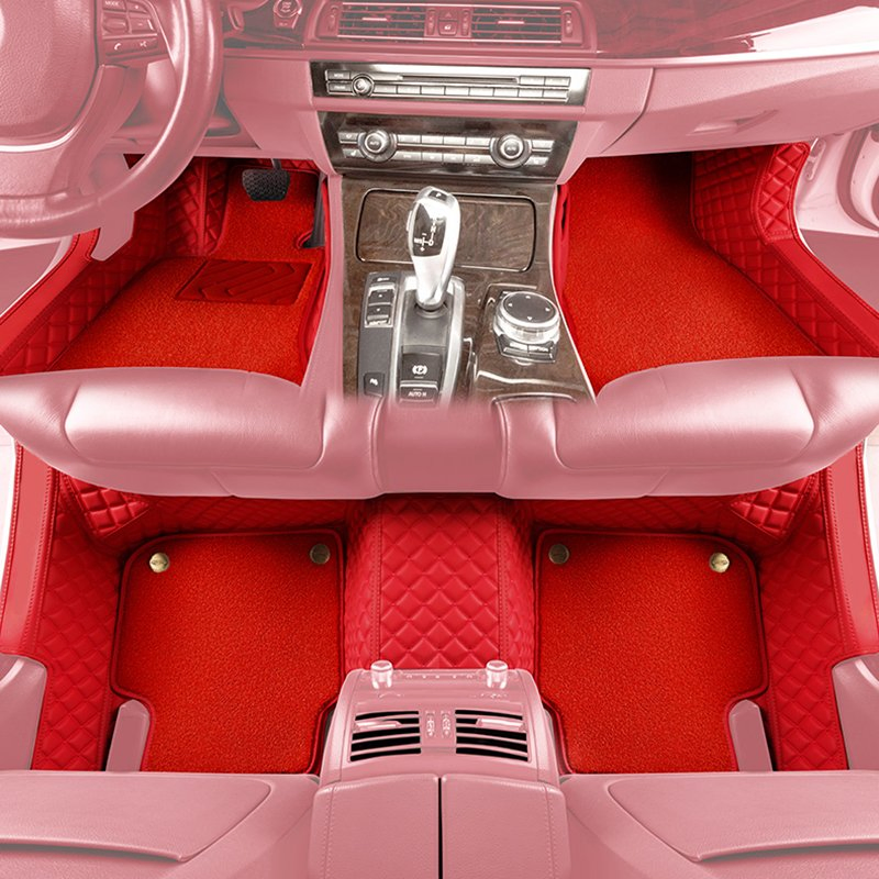 Accesorios de coche personalizados, alfombra especial, todo clima, impermeable, antideslizante, tapete de lujo de cuero para Nissan Patrol Y61