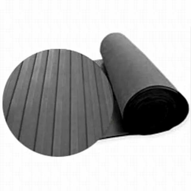 3-8mm Alfombrilla de goma de color negro SBR antideslizante de ribete ancho para automóvil-Rolls