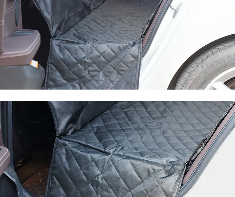 Manta para mascotas de coche personalizada, plegable y portátil, cubierta para el asiento trasero del coche para perros