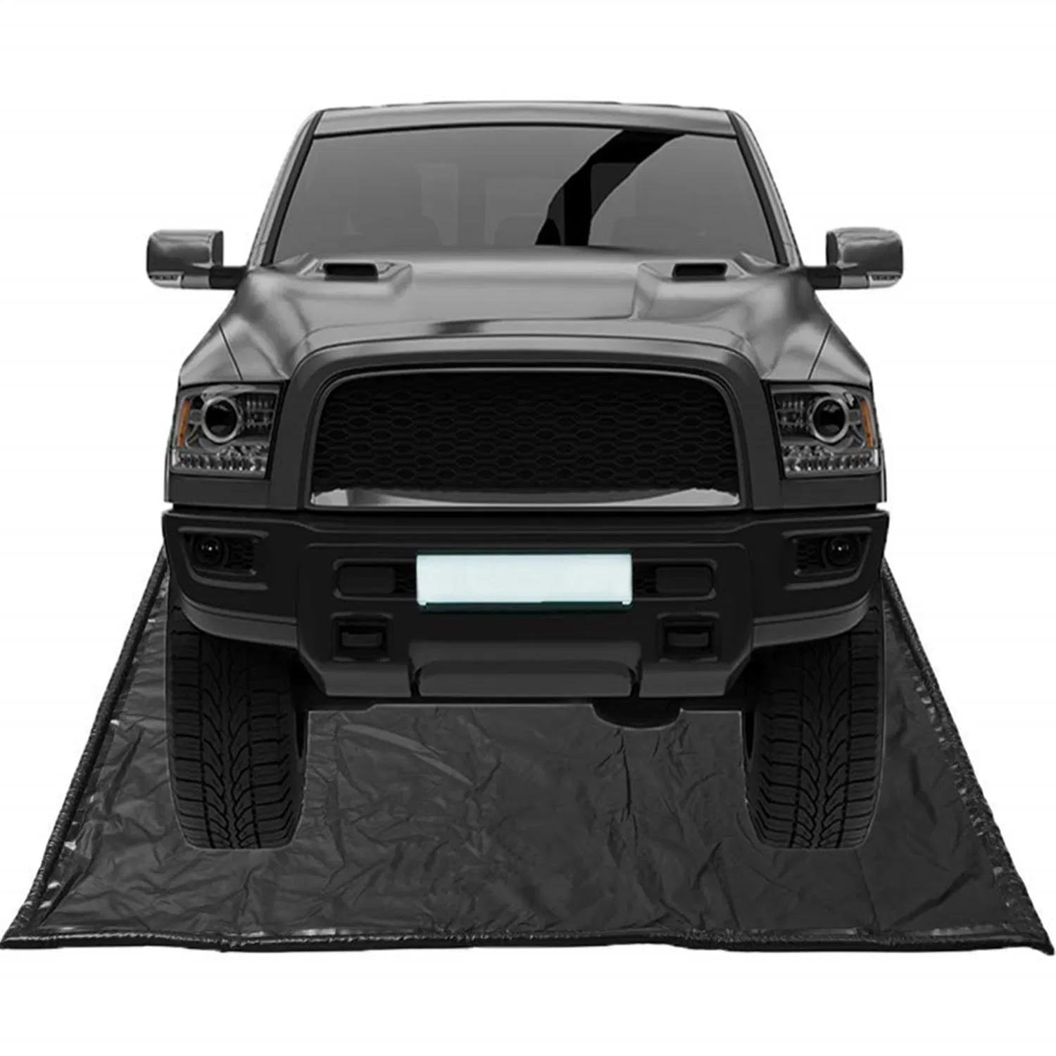 Mats de Tarpaulin Impermeables de Alta Resistencia 6m*3m/18m*4m Uso de Bolsa de Contención de Agua para Lavado de Autos, Camiones y Vehículos
