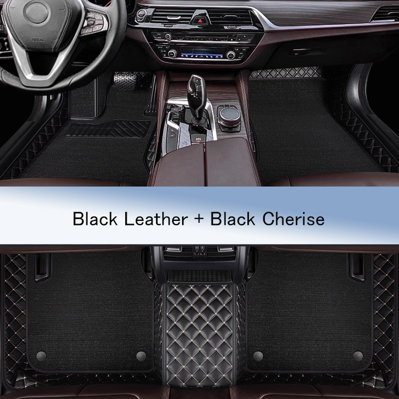 Alfombrillas de piso de cuero de lujo antideslizantes para BMW 7 Series F02 730I 2008 2009 2010 2011 2012 2013