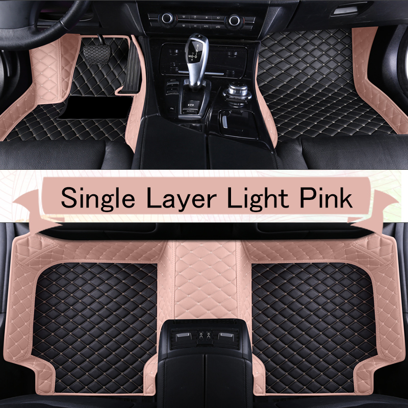 Alfombrillas de coche de cuero de lujo 5D para BMW X5 E70 5seat 2008-2013 antideslizantes prensadas en caliente