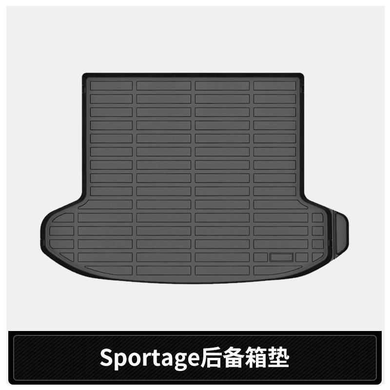 Mats de coche de plástico TPE personalizados y a prueba de agua 5D alfombrillas de suelo negras al por mayor para KIA