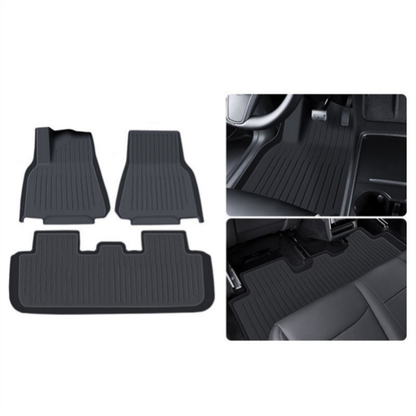 Alfombrillas de coche de lujo recicladas y gruesas, impermeables