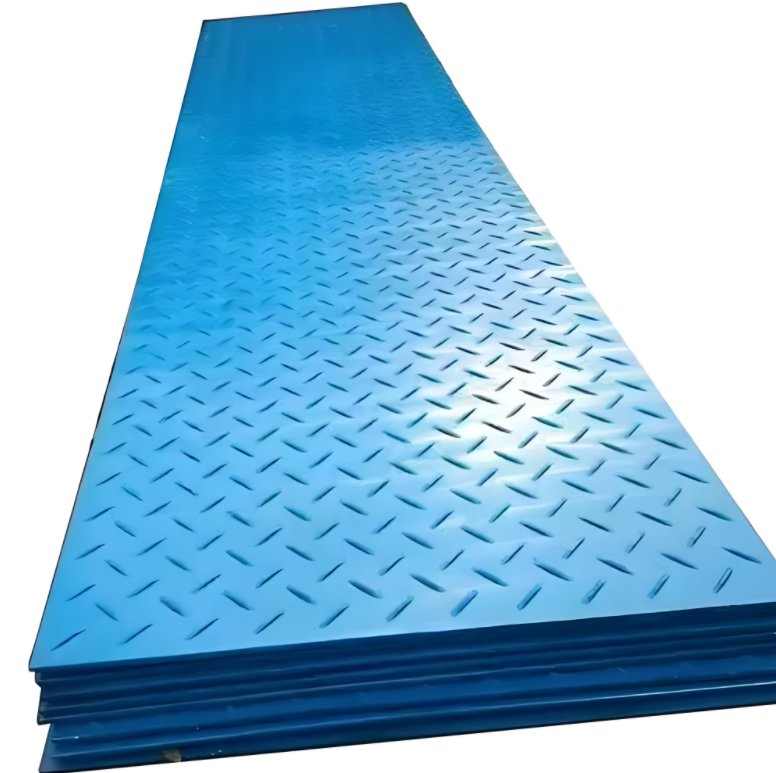 Mats de protección de suelo de polietileno anti-deslizante HDPE, pesados, para acceso de vehículos en sitios de construcción, duraderos, interconectables
