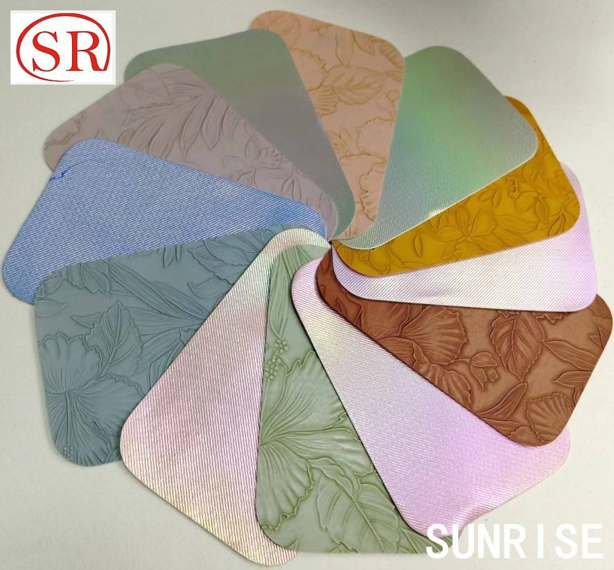 Mantel de mesa de cuero PU gris resistente al calor moderno para cocina