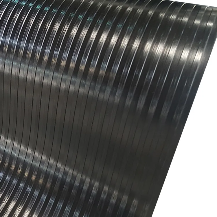 Producción de suelo de goma de costilla ancha