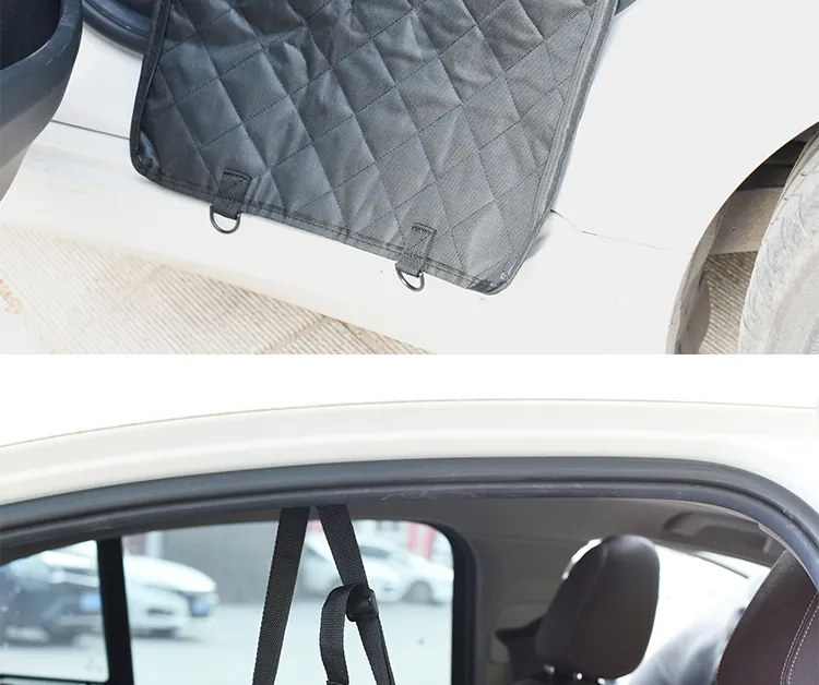 Manta para mascotas de coche personalizada, plegable y portátil, cubierta para el asiento trasero del coche para perros