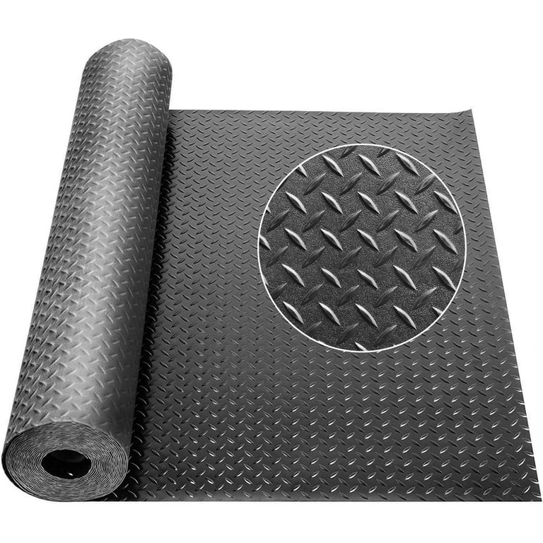 Alfombrilla de camión de goma reforzada con tela negra antideslizante a granel, impermeable