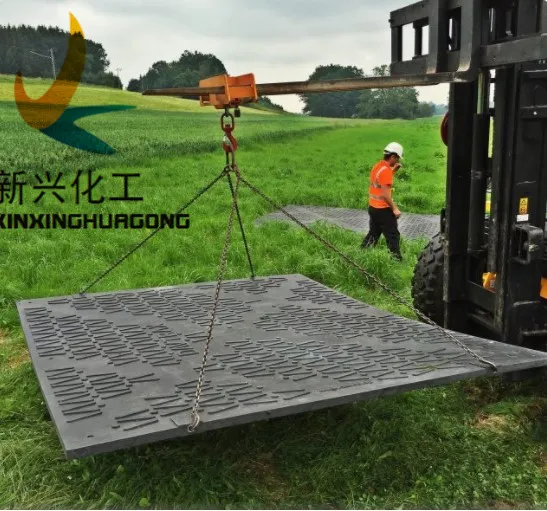 Uso de alfombra de protección vial