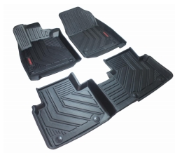 Alfombrillas de coche de lujo para todas las estaciones personalizadas 3D revestimiento de piso TPE