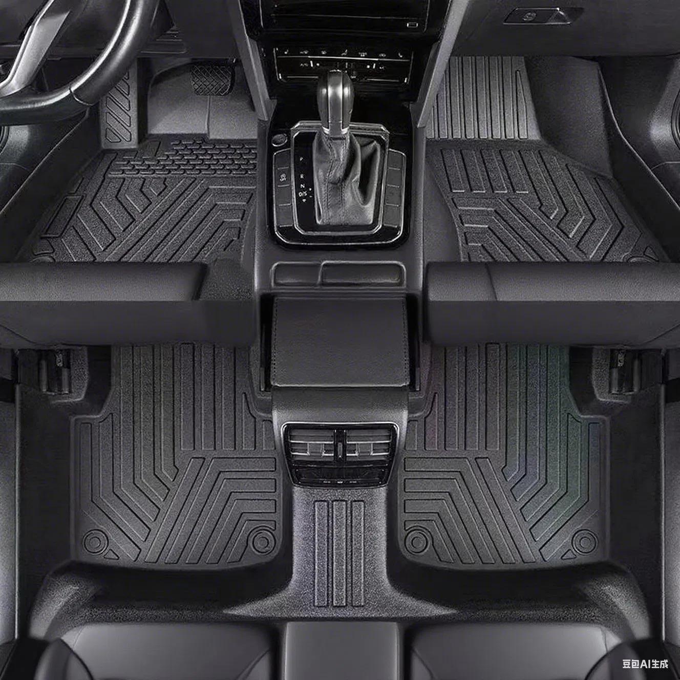 Alfombrillas de pie de TPE personalizadas al por mayor, plato profundo 5D Alfombrillas de coche de TPE, alfombrillas de suelo para coche que se ajustan a Corolla 2024