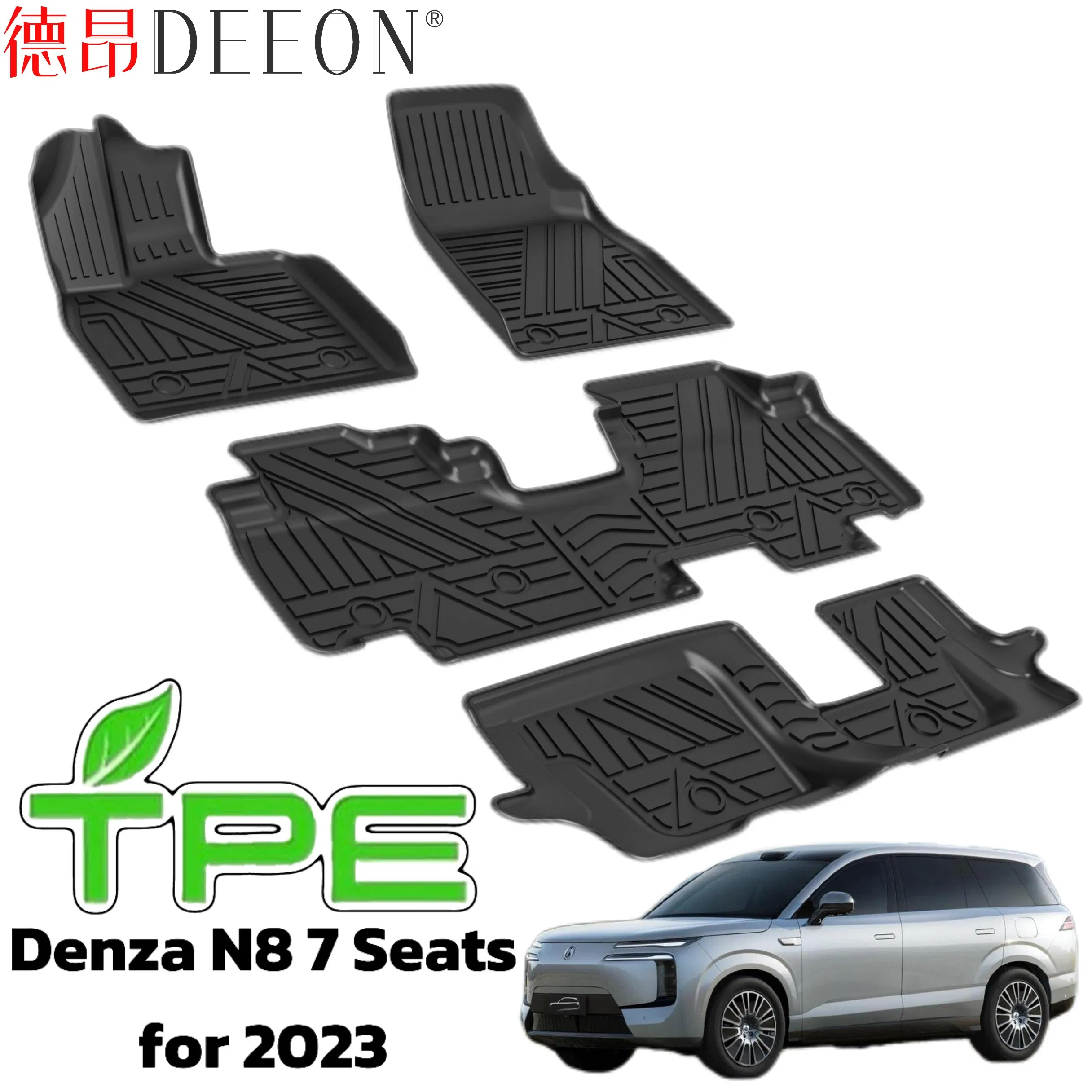 Alfombrilla de piso de TPE al por mayor, accesorio para automóvil, alfombrilla para pies, alfombrilla de maletero para Denza