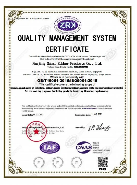 Certificado de calidad
