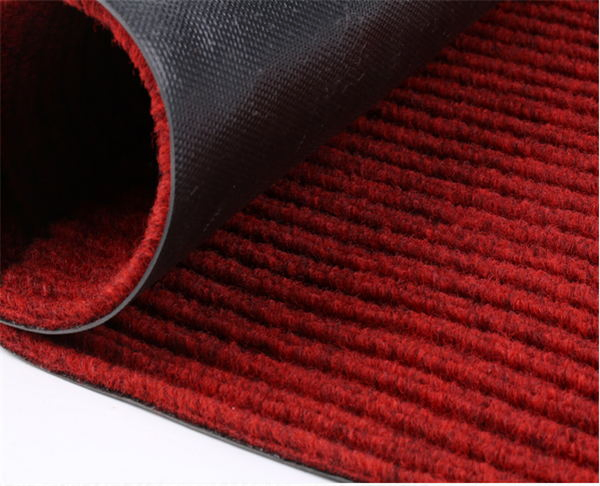 Alfombra de puerta de PVC duradera para todas las condiciones climáticas y fácil limpieza