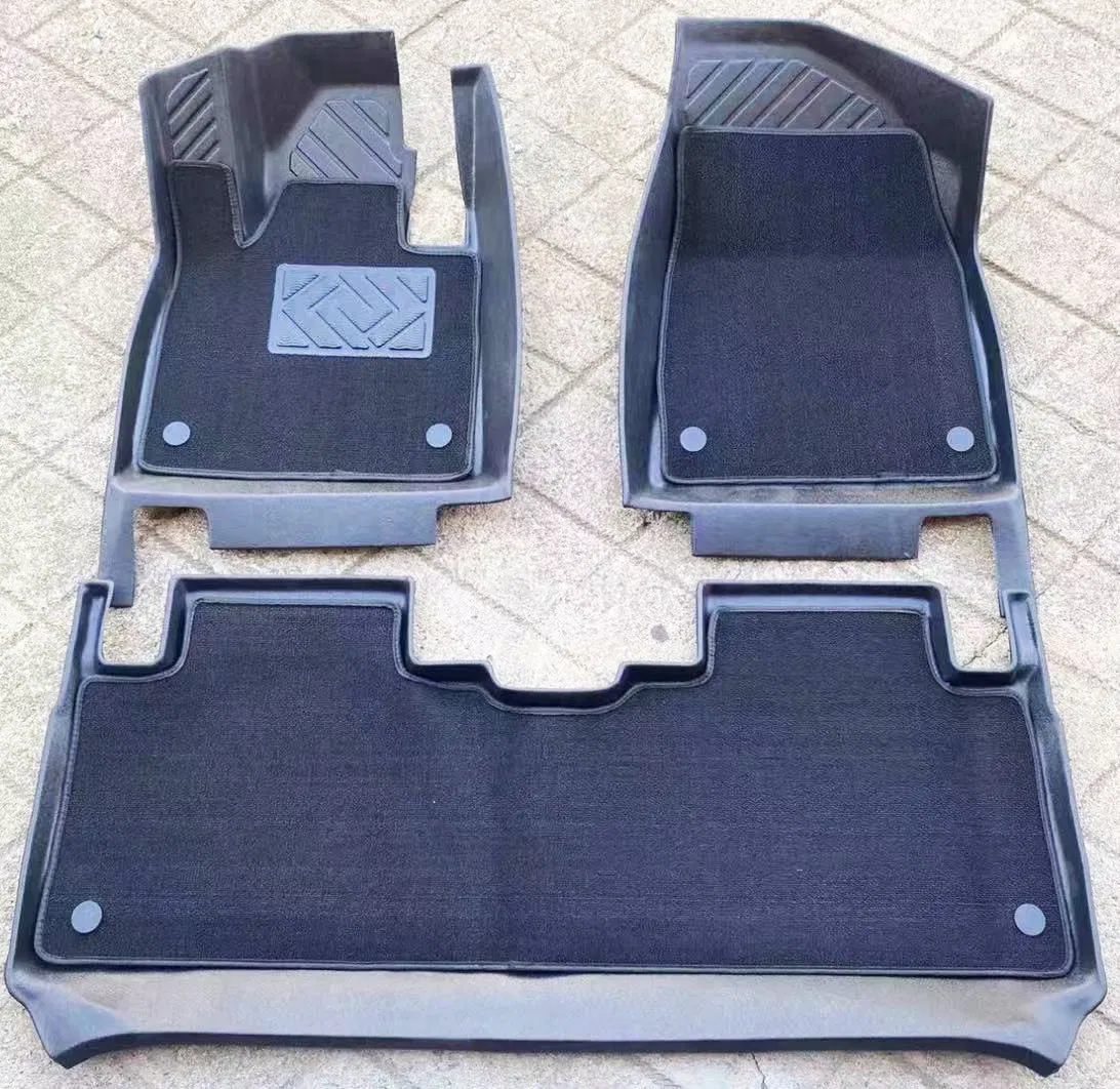 3D Alfombrilla de coche TPE Alfombrilla de coche personalizada Alfombrilla de coche de doble capa