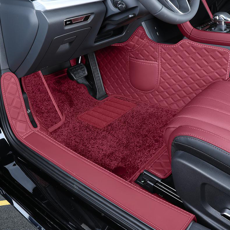 Alfombrillas de piso de cuero de lujo antideslizantes para Cadillac Xts 2012 2013 2014 2015 2016 2017 2018