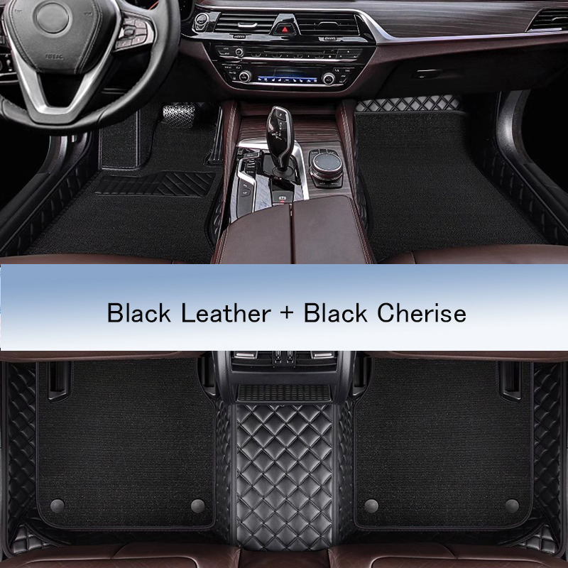 Alfombrillas de piso de cuero de lujo antideslizantes para BMW 7 Series F02 730I 2008 2009 2010 2011 2012 2013