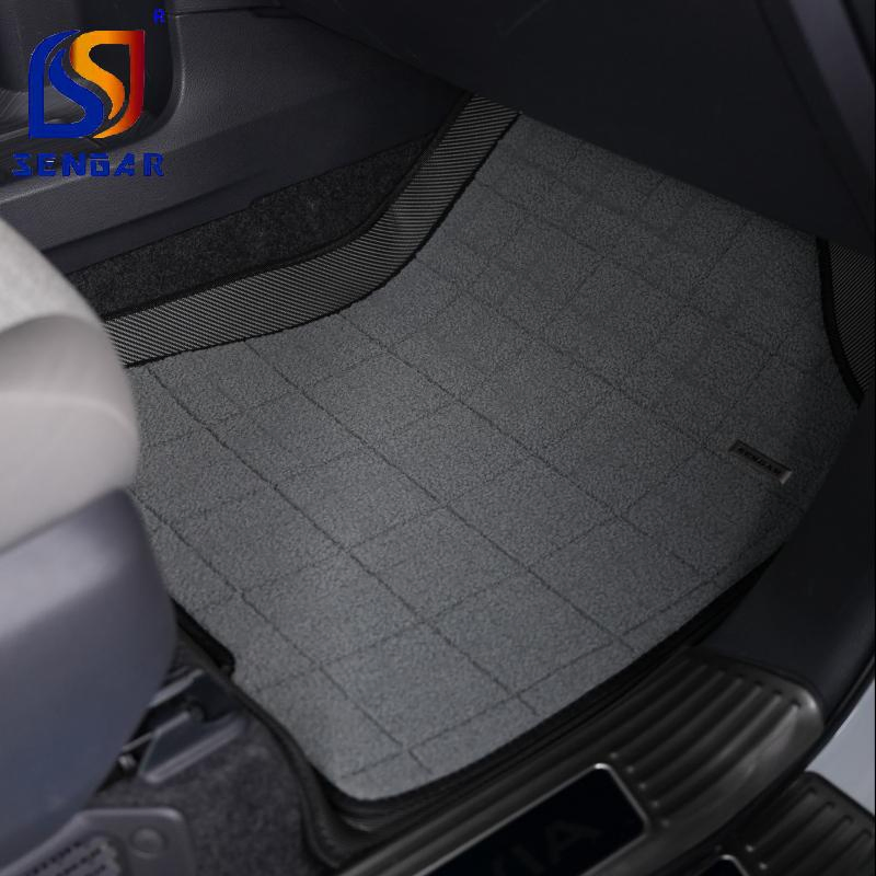 Juego completo de alfombrillas de lujo personalizadas para automóviles, alfombrillas antideslizantes