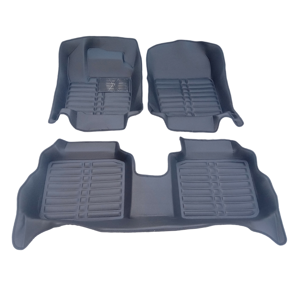 Cuero de PVC prensado en caliente 5D 7D Alfombrillas para coches