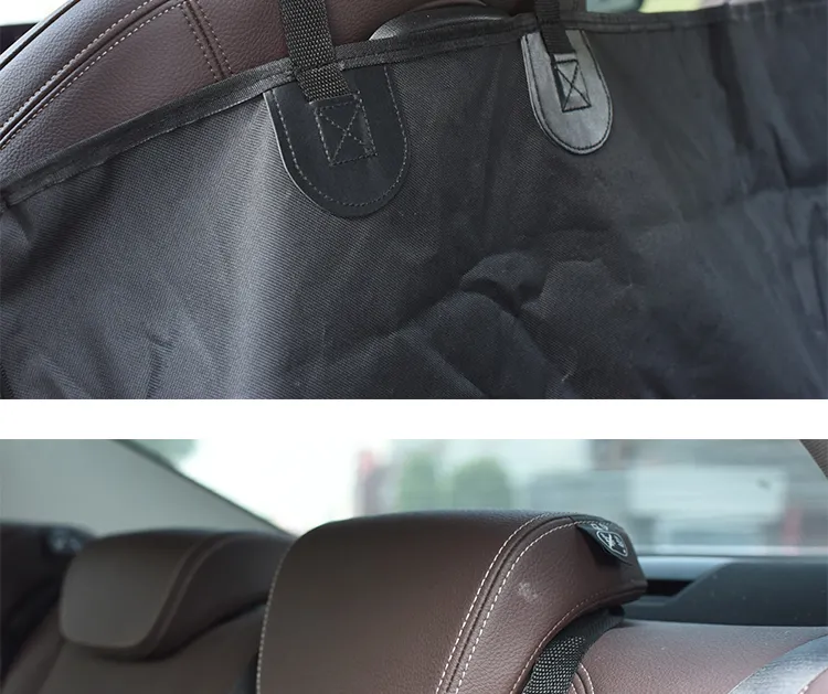 Mantas para perros de coche a rayas, antideslizantes, impermeables, para mascotas, tapete para el asiento trasero, material de tela