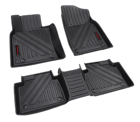 Alfombrillas de coche de lujo para todas las estaciones personalizadas 3D revestimiento de piso TPE