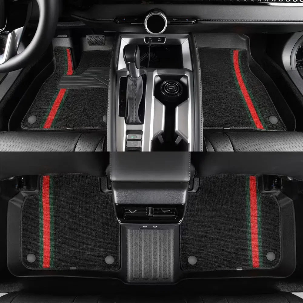 Alfombrillas de piso de cuero completamente cerradas para automóvil Haval de tercera generación de Harvard H6