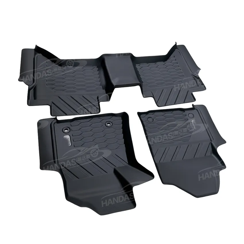 Precio de fábrica Accesorios interiores para automóviles 5D Alfombrillas duraderas TPE alfombrilla de suelo impermeable para Hilux Travo