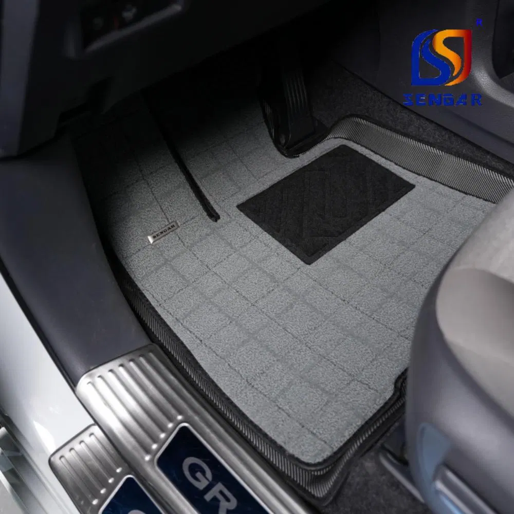 Juego completo de alfombrillas de lujo personalizadas para automóviles, alfombrillas antideslizantes