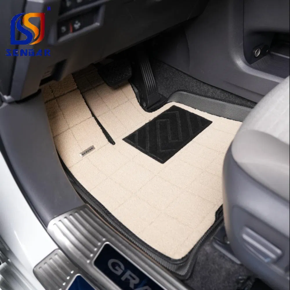Juego completo de alfombrillas de lujo personalizadas para automóviles, alfombrillas antideslizantes