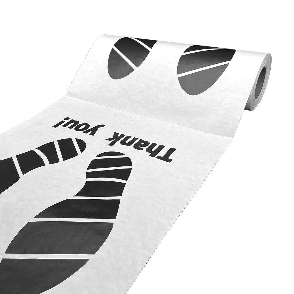 Rollo de papel de suelo personalizado, tapetes de papel desechables para el suelo del coche para el mantenimiento del automóvil