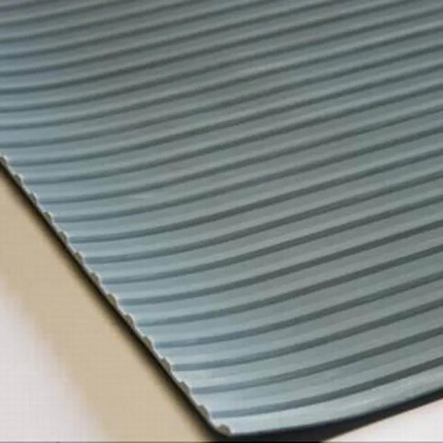 3-8mm Alfombrilla de goma de color negro SBR antideslizante de ribete ancho para automóvil-Rolls