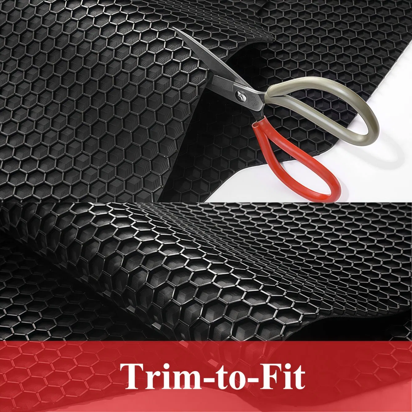 Alfombrilla de coche de PVC, alfombrilla antideslizante, alfombrilla impermeable, alfombrilla de maletero, alfombrillas de maletero de PVC, duradera, antideslizante, fácil de limpiar