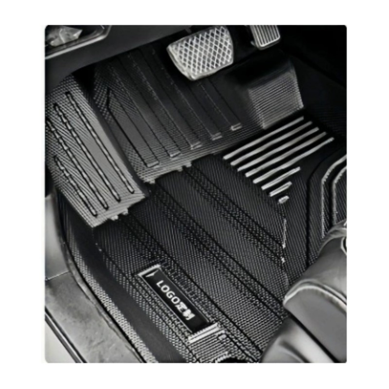 4/5 Alfombrillas de coche universales PCS TPE de doble capa, protección contra todas las condiciones climáticas, totalmente cubiertas y antideslizantes para Bbmmww