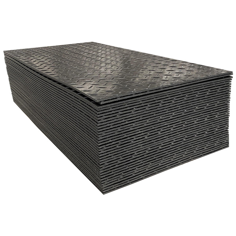 Mats de plástico para plataformas de perforación de petróleo HDPE, mats de suelo pesados, antideslizantes, duraderos, de UHMWPE, para protección del terreno en sitios de construcción de vehículos