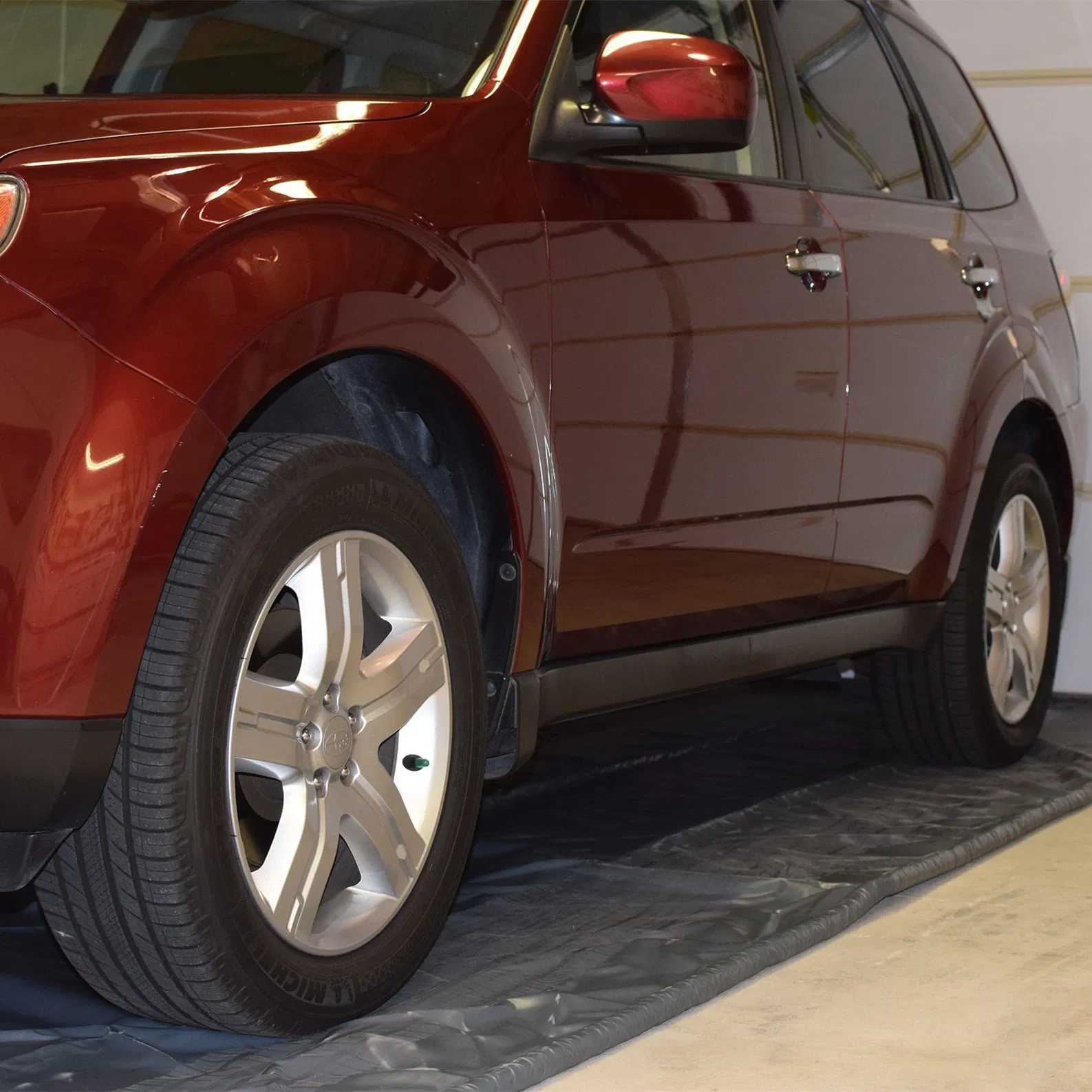 Mats de Contención para el Suelo del Garaje Mat de Suelo Negro para Garaje para SUV