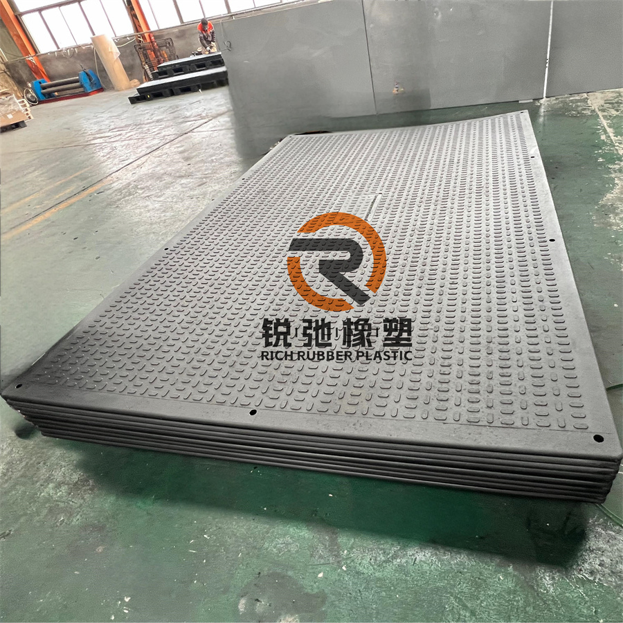 4'8FT 1220*2440*12.7mm 2500*3000*38mm Alfombrillas de Piso Alfombrillas de Suelo Alfombrillas para Camiones Alfombrillas Tuff Trak Pasarelas Peatonales Alfombrillas de Protección del Suelo Alfombrillas de Carretera Vías Temporales