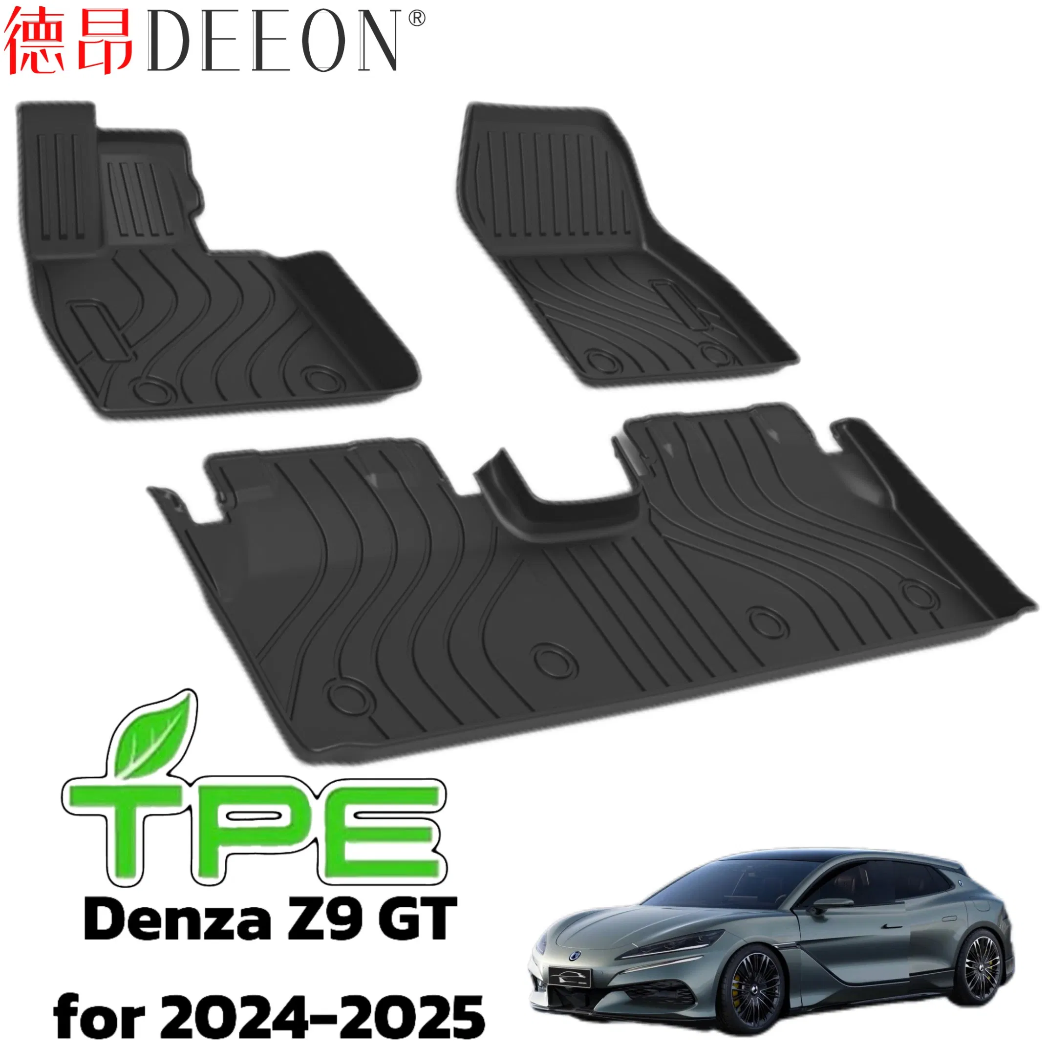 Alfombrilla de piso de TPE al por mayor, accesorio para automóvil, alfombrilla para pies, alfombrilla de maletero para Denza