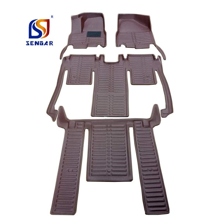 con 11 años de experiencia madura, nuestra fábrica puede personalizar alfombrillas de cuero para coches SUV