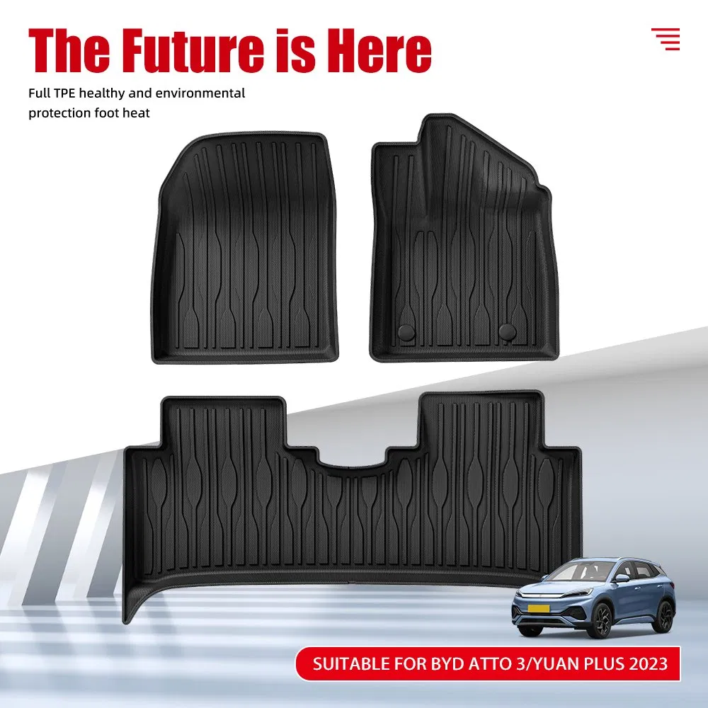 Alfombrilla de suelo para Byd Atto 3 2023 Alfombra Yuan Plus