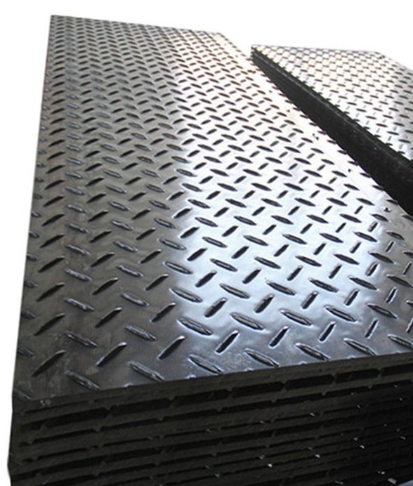 Mats de plástico para plataformas de perforación de petróleo HDPE, mats de suelo pesados, antideslizantes, duraderos, de UHMWPE, para protección del terreno en sitios de construcción de vehículos