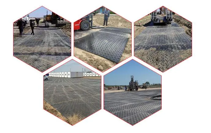 Mats de plástico para protección del terreno